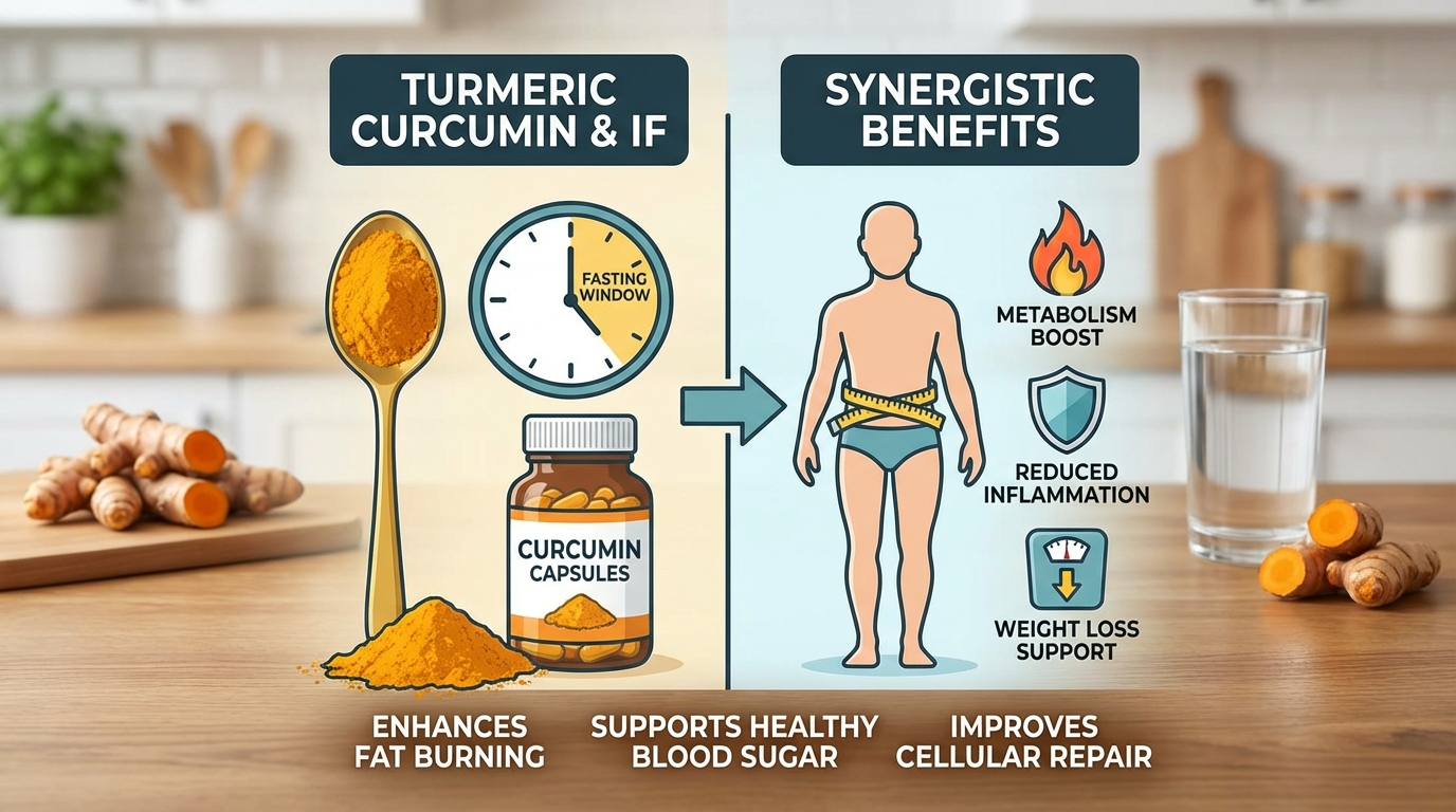 benefits of turmeric curcumin during intermittent fasting for weight loss