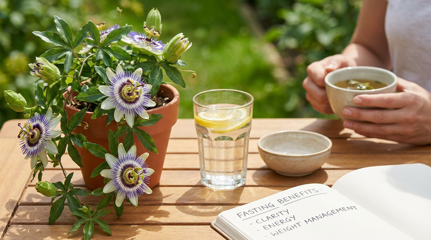 passionflower plant and fasting for weight loss benefits image