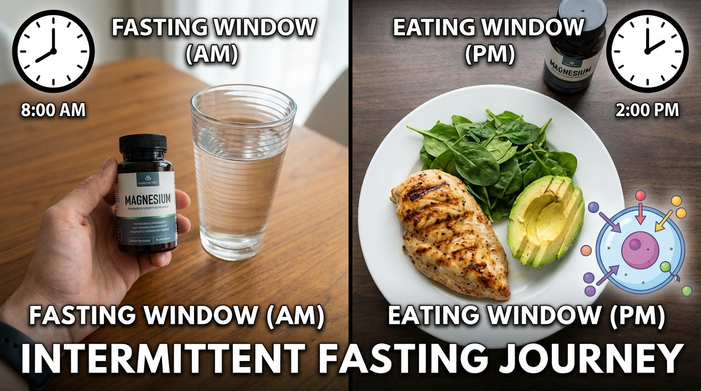 intermittent fasting intermittent fasting for weight loss with magnesium supplement aiding nutrient absorption during fasting windows