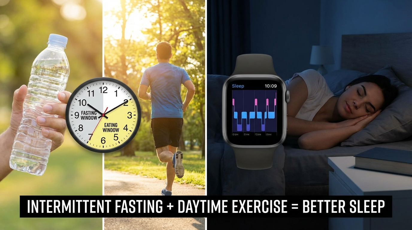 intermittent fasting for weight loss combined with daytime exercise for sleep hygiene